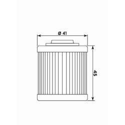 Filtr oleju can-am d450`08-12 (hf560)